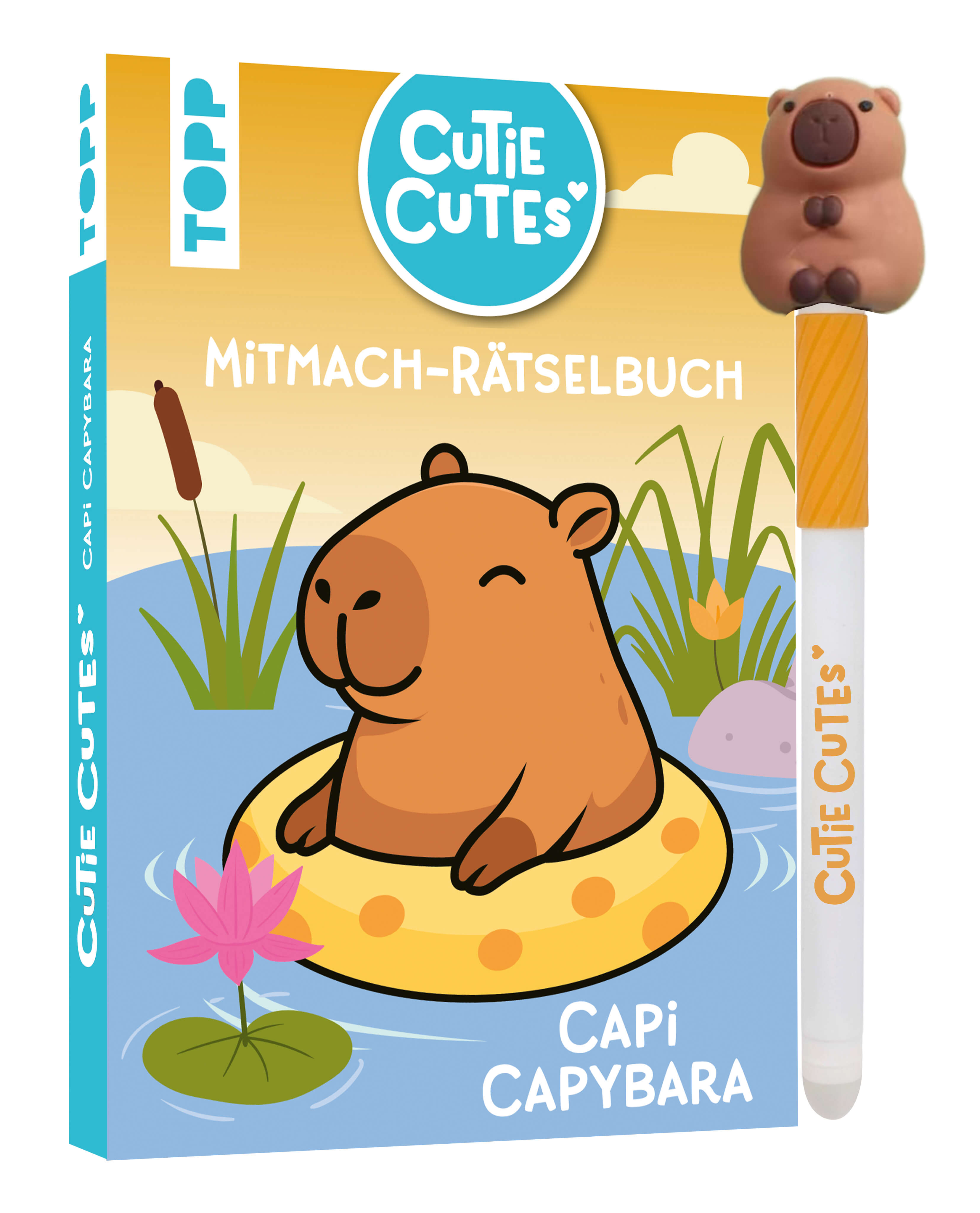 Cutie Cutes - Mitmach-Rätselbuch. Capi Capybara